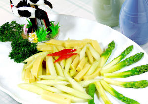 燜蘆筍鮑 燜蘆筍鮑