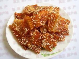 炸芝麻黃魚排 炸芝麻黃魚排