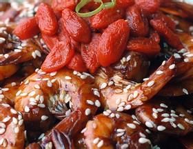 枸杞芝麻蝦 枸杞芝麻蝦