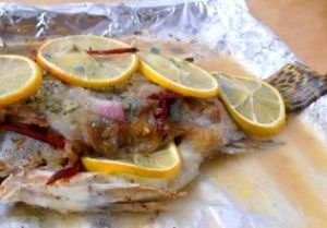 檸汁辣味烤桂魚 檸汁辣味烤桂魚