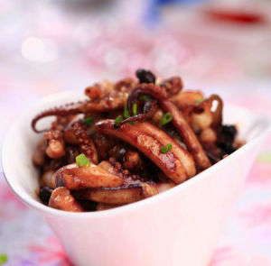 蔥炒魷魚 蔥炒魷魚