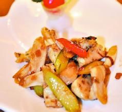 XO醬筍尖炒麵筋 XO醬筍尖炒麵筋