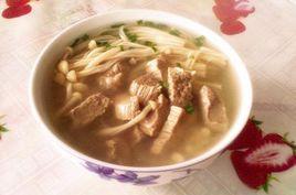 金針菇牛肉湯 金針菇牛肉湯