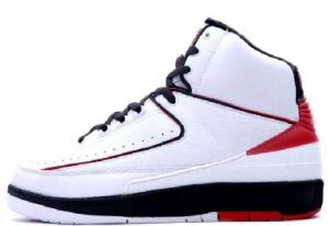 產品名稱：Air Jordan 2 Retro - White/Black/ ed產品編號：308308-161