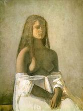 巴爾蒂斯-穿白襯衣的少女