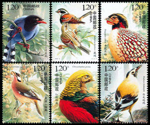 《中國鳥》特種郵票 《中國鳥》特種郵票