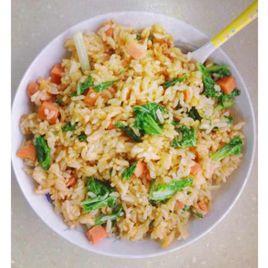 火腿青菜炒飯 火腿青菜炒飯