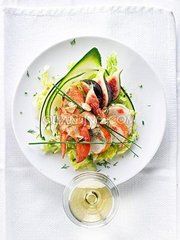 龍蝦配無花果沙拉 龍蝦配無花果沙拉