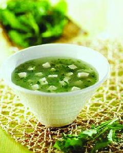 薺菜豆腐湯 薺菜豆腐湯