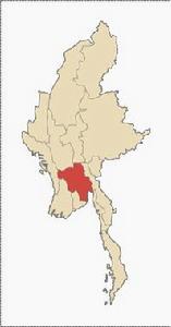 勃固省 地理位置