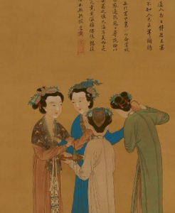 王蜀宮妓圖軸 王蜀宮妓圖軸