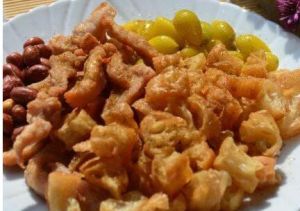 炸雞柳油條花生米白果 炸雞柳油條花生米白果