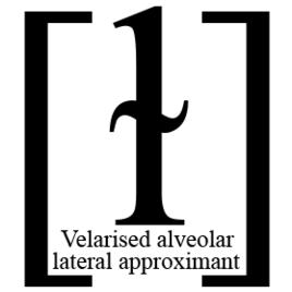 軟齶化齒齦邊音 軟齶化齒齦邊音