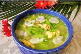 蘑菇片萵筍蛋湯 蘑菇片萵筍蛋湯