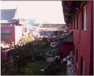 阿爾寨石窟的一角