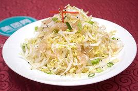 白菜心拌海蜇絲 白菜心拌海蜇絲