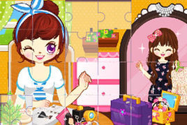 遊戲中的拼圖 遊戲中的拼圖