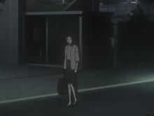 獨自一人走在路上