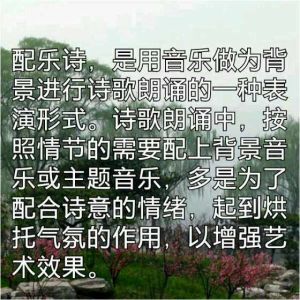 配樂詩 配樂詩