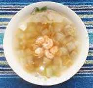 蝦仁冬瓜粒冬菜湯 蝦仁冬瓜粒冬菜湯