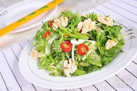 涼拌苦菊桃仁 涼拌苦菊桃仁