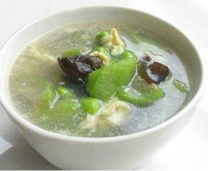毛豆絲瓜仙菇湯 毛豆絲瓜仙菇湯