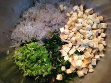 菠菜豆腐冬粉包子