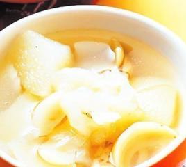 百合燉雪蛤湯 百合燉雪蛤湯