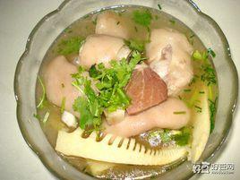 豬蹄火腿燉冬筍 豬蹄火腿燉冬筍