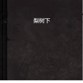 梨樹下 梨樹下