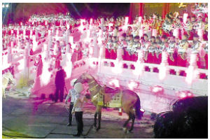 　2014年5月12日在北京舉行的世界汗血馬協會特別大會暨中國馬文化節上，土庫曼斯坦總統將一匹金色汗血寶馬作為國禮贈送給我國