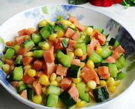 炒黃瓜火腿腸 炒黃瓜火腿腸