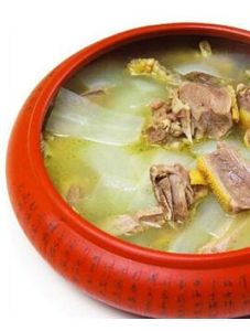 金針蘿蔔煲肥羊 金針蘿蔔煲肥羊