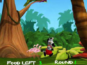 小斑馬接水果 小斑馬接水果