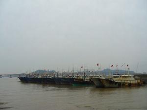 泗蘇村18艘漁船放棄生產晝夜打撈