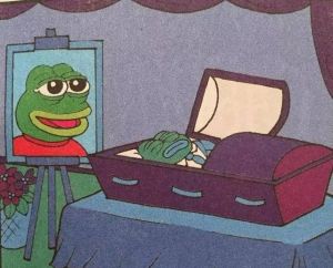 悲傷蛙逝世