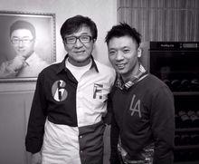 劉雪亮與成龍合影