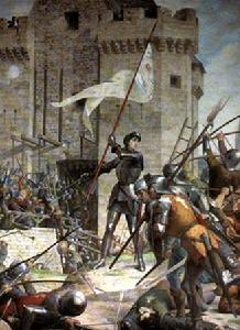 貞德率軍攻擊奧爾良城外英軍堡壘