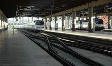 高速火車進入馬德里站