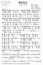 《夢的光點》簡譜