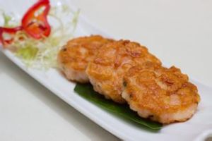 煎烹蝦餅 煎烹蝦餅