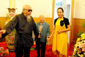 文懷沙、李昭(胡耀邦夫人)、空林子