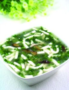 薺菜肉絲豆腐羹 薺菜肉絲豆腐羹