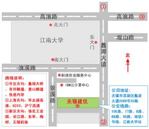 無錫建儀公司地圖