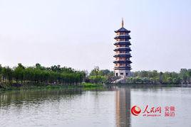 潁上江心洲濱河公園 潁上江心洲濱河公園