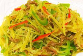 牛肉炒土豆絲 牛肉炒土豆絲