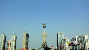 高樓林立的開發區