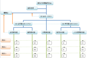 青大德魯克管理協會組織結構