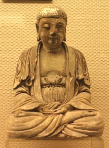 明泥塑釋迦牟尼佛坐像 明泥塑釋迦牟尼佛坐像