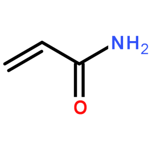聚丙烯醯胺彩色分子結構圖